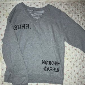 Gold Rush Brand Long Sleeve "Shhh, Nobody Cares"